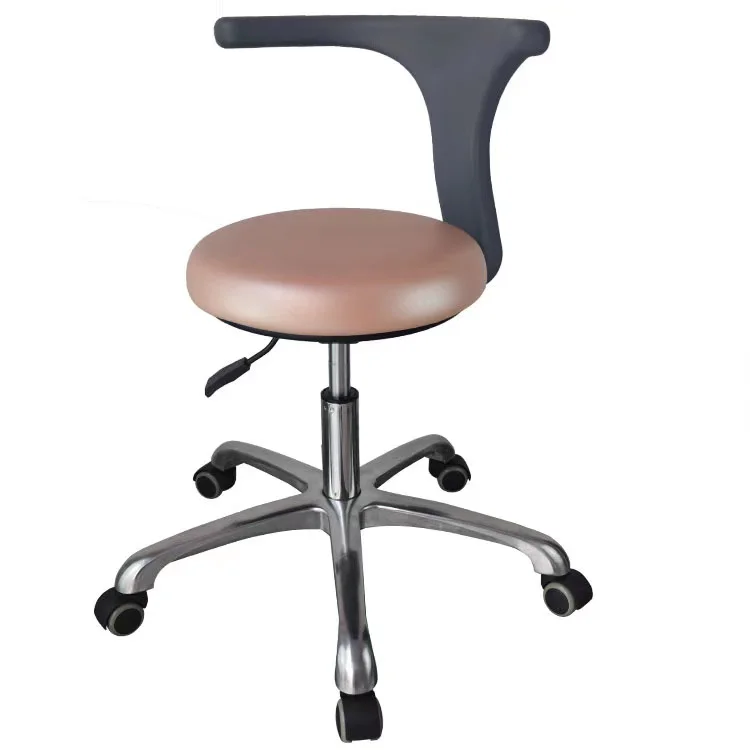 Hot selling good quality hospital Steel height adjustable nursing chairs mobile doctor chair stool