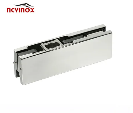 High quality stainless steel glass door clamp Bottom patch fitting for glass door