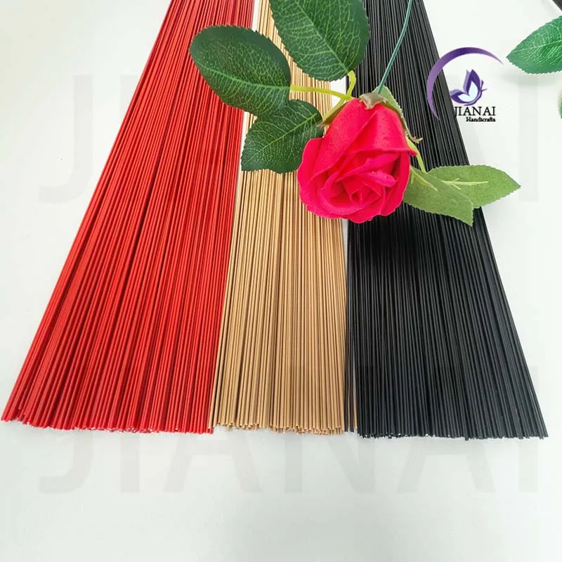 24 # soft fine iron wire with fine floral veins for handmade weaving of large paper art silk art with fixed shapes