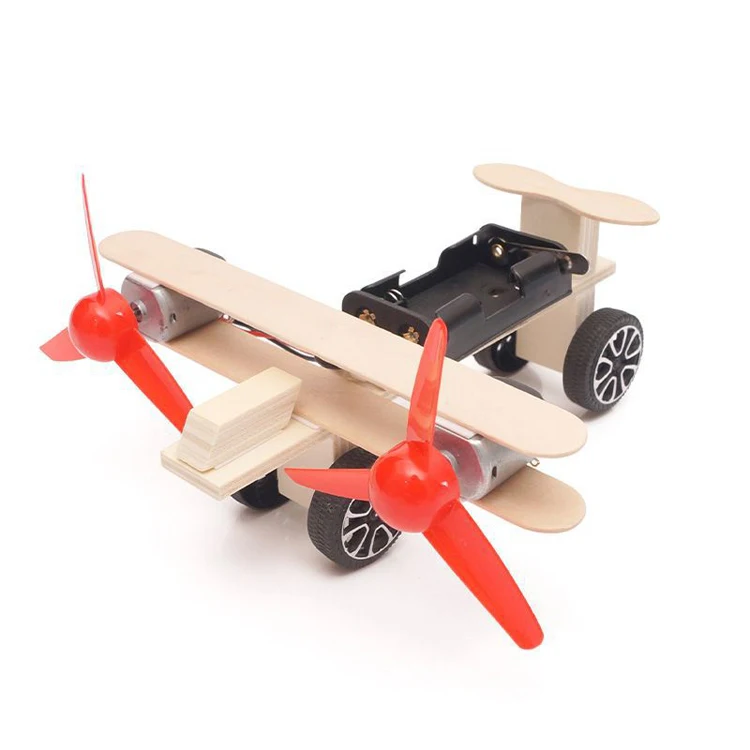 2024 Diy  Stem Novelty  Popular Kids Air Plane Airplane Toy Aeroplane Wood Educational Toys