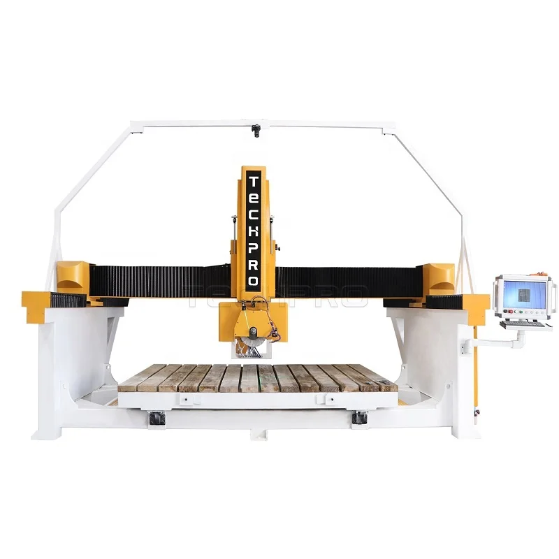 TPS2032 5 Axis Bridge Cutiing Machine With All Automatic Cnc Router Machine For Marble And Granite Cutting