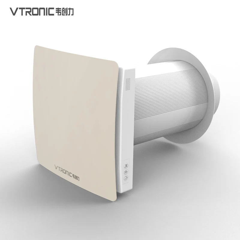VTRONIC VT501 бесканальная ультра тихая система вентиляции HRV для квартиры односпальной и спальни с дистанционным управлением