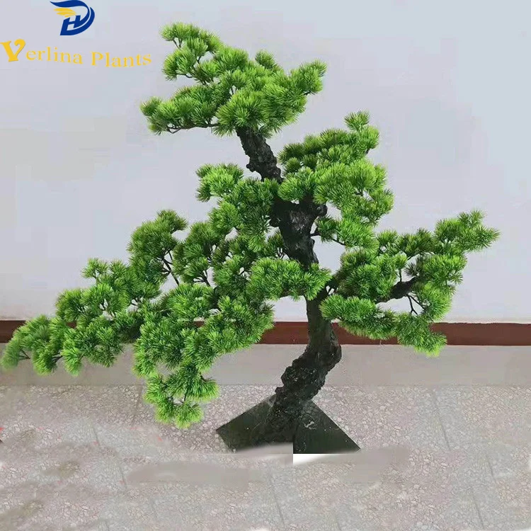 China hot sale plastic topiary artificial decorative pine trees