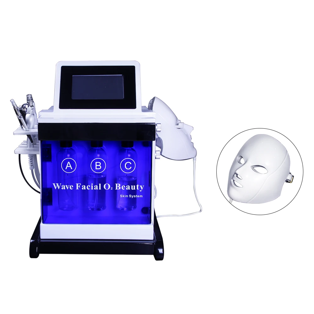 Professional Spa Facial Oxygen Water Machine 5 In 1 Hydrodermabrasion Facial Machine Oxygen Jet With Mask