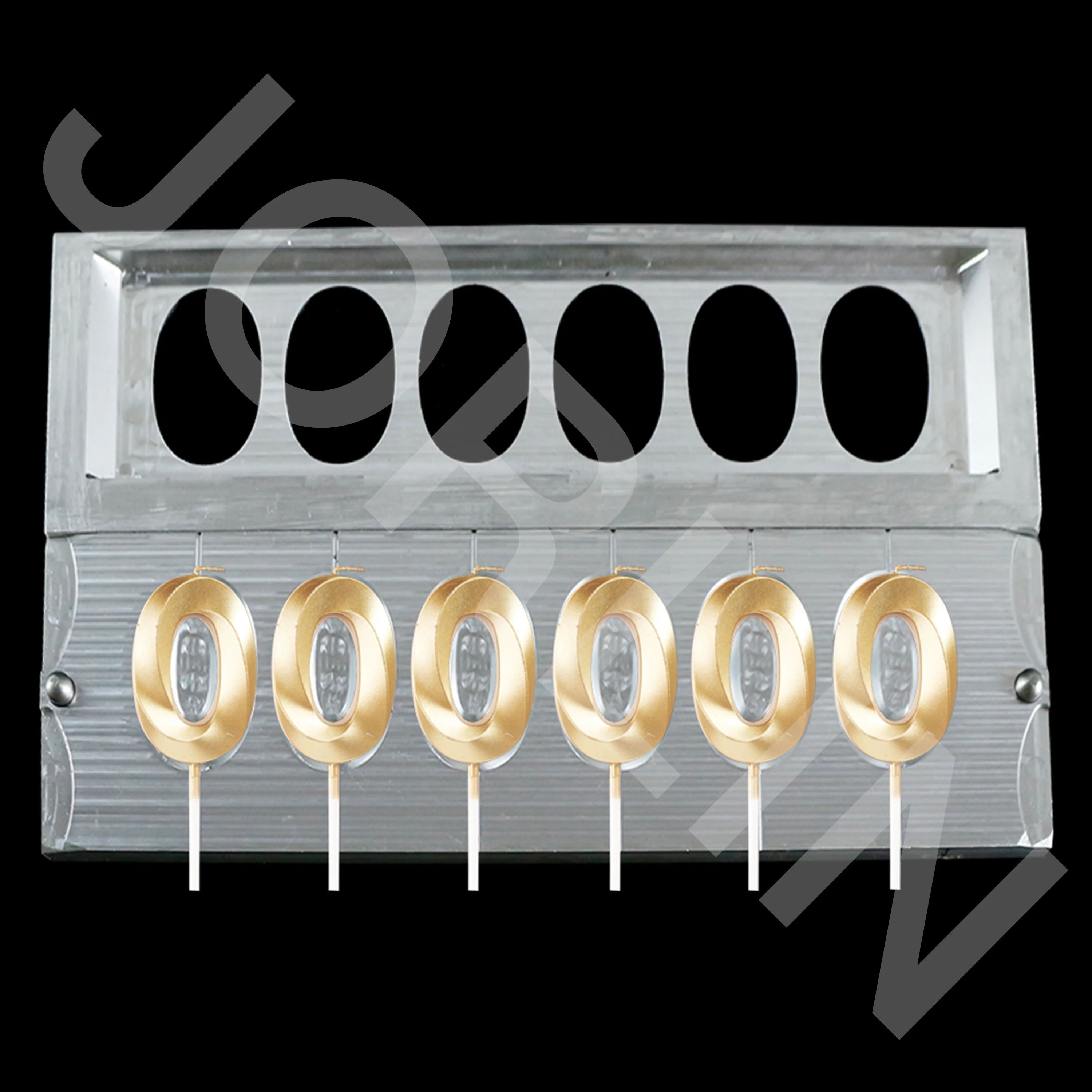 Алюминиевая форма, алмазная прочная металлическая Форма для свечей в день рождения