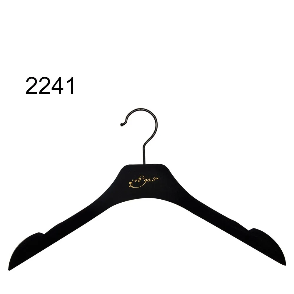 High Quality Custom Pink Velvet Hanger for Female Dress & Coat Multifunctional & Durable Clothes Display Hanger