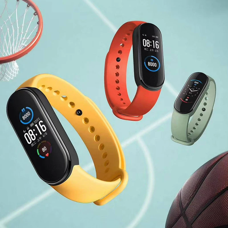  Оригинальные Смарт-часы mi band 5 global ce rohs