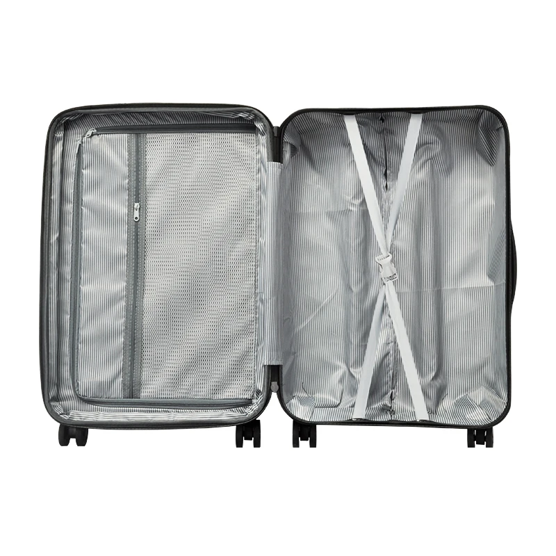 
ABS+PC luggage sets hard shell 3 pcs luggage set 4 spinner wheels suitcase ABS cabin trolley luggage 
