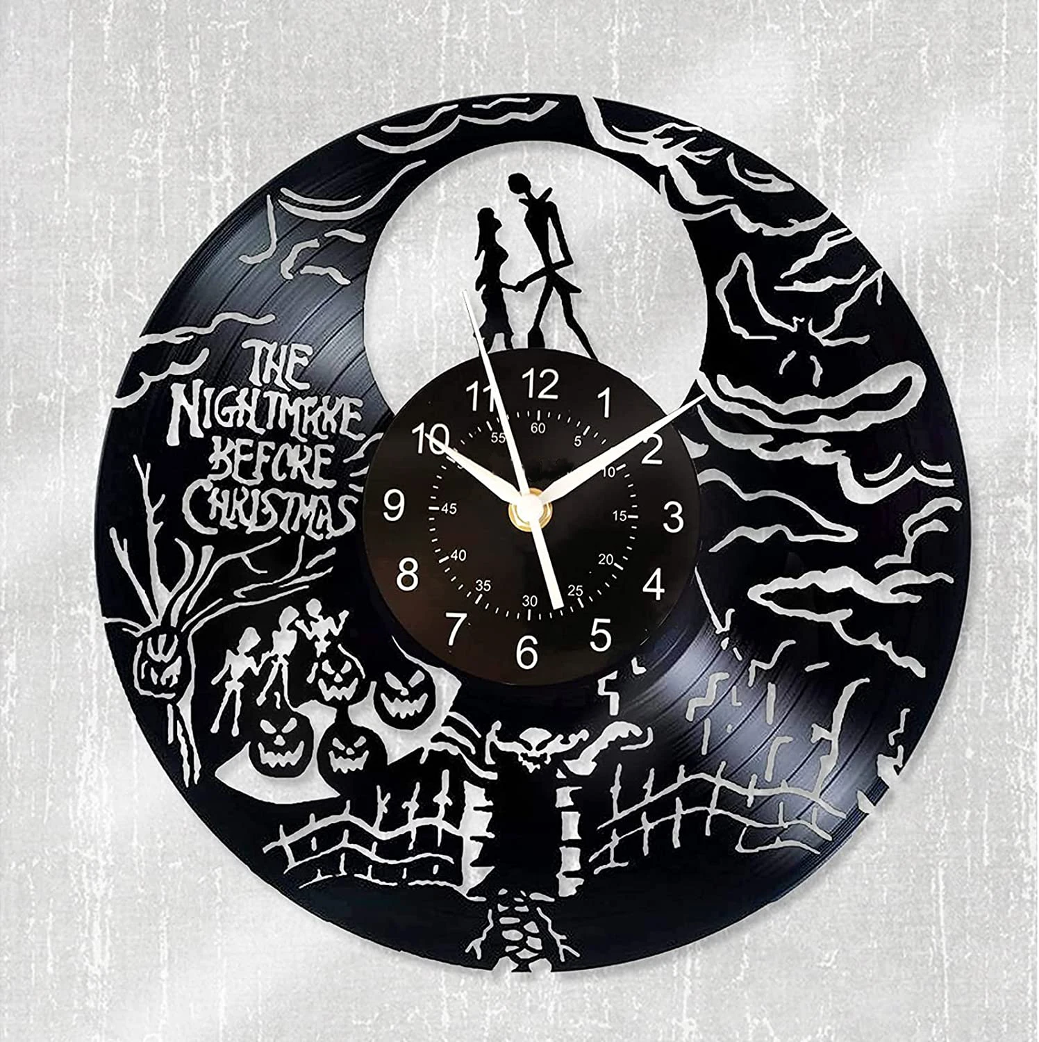 Светодиодные настенные часы с подсветкой, 7 цветов