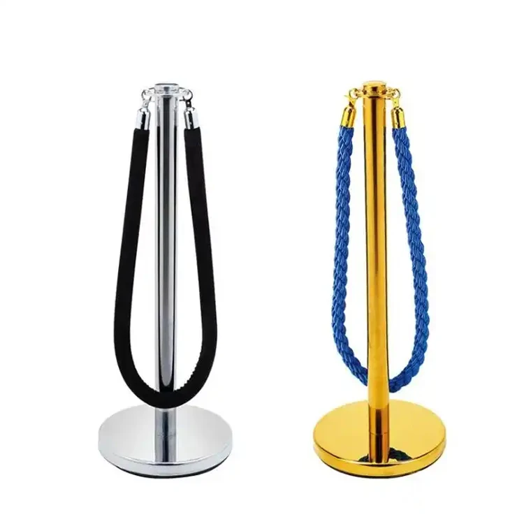 Traffic crowd control walkway gold queue bollard red carpet velvet rope poles stands post barrier stanchion