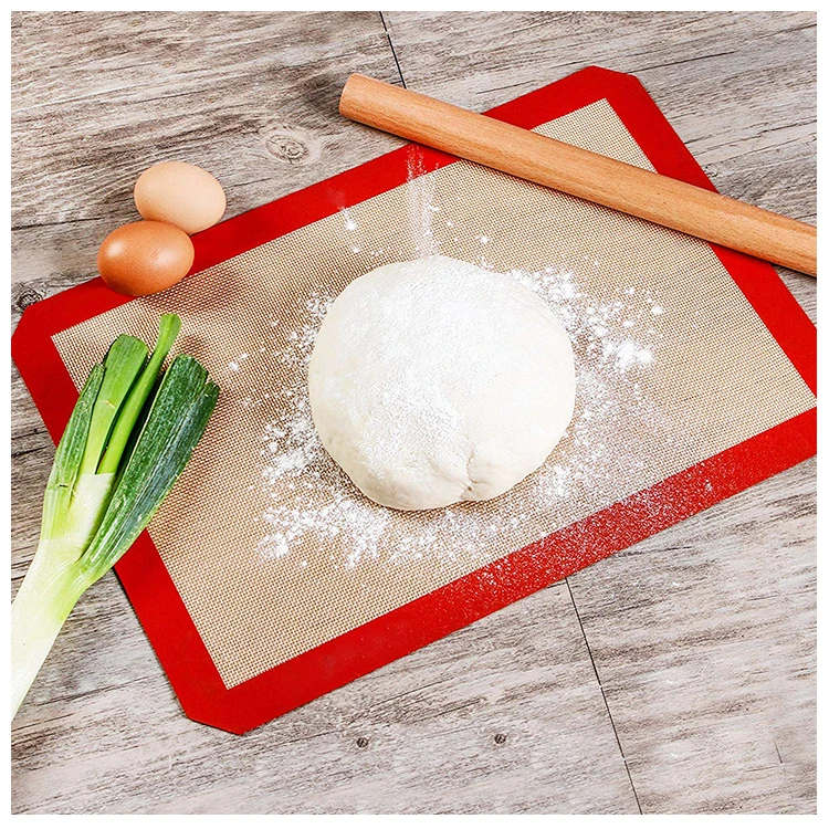 Heat resistance Reusable non-stick macaron silicone mats for baking For Air Fryer