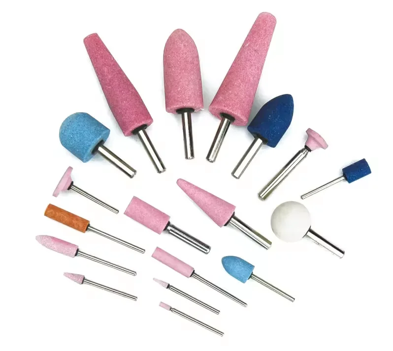 Ceramic frosted head mounting Dremel Rotary tool Grinding wheel polishing head drill 10 / set for metal and wood polishing