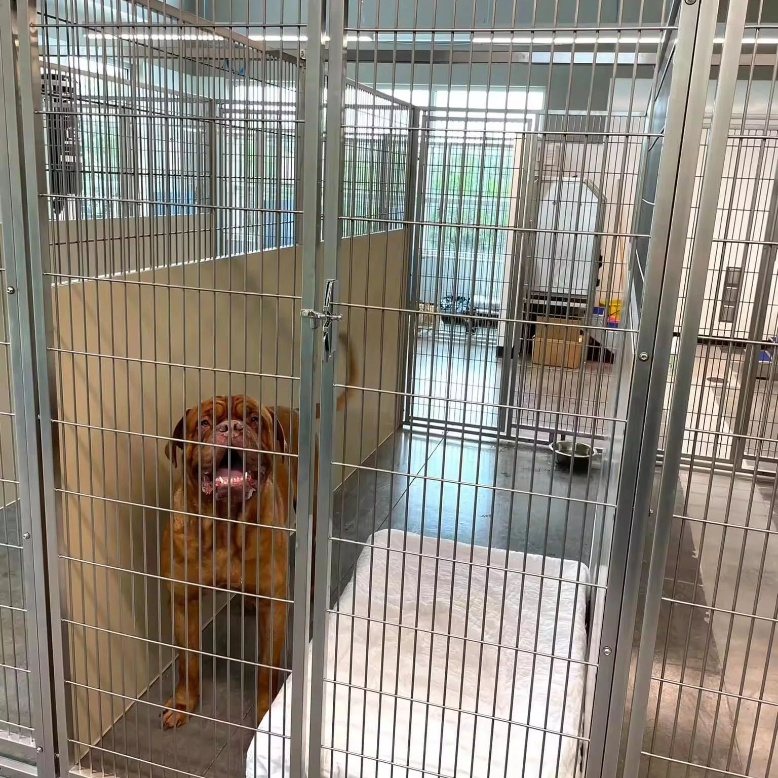 Heavy Duty 4 Panels Cage Crate Dog Fence Playpen Exercise Pens,kennel for cats and dogs