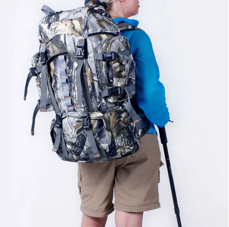 Hunting Backpack Internal Frame With Holder Sling 35 L Chair Camo Waterproof Best Selling Camping Tactical