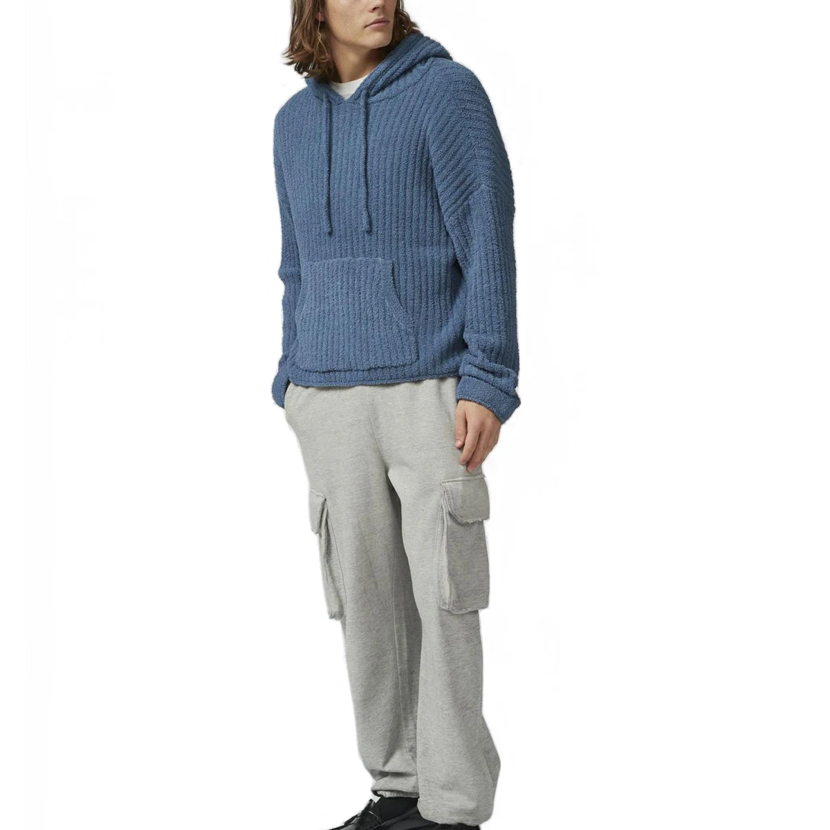 Custom Men Knitted Jumpers Knitwear Hoodies Hooded sweatshirts Men Cashmere Cotton Pullover Hooded Knitted Sweater And Hoodies