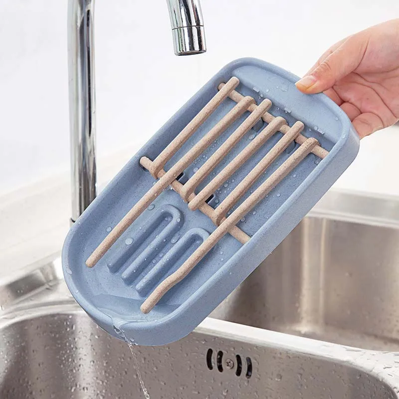 Hot Selling Wheat Straw Antibiotic Drainer Dryer Shelf Holder Stand Drain Baby Bottles Rack