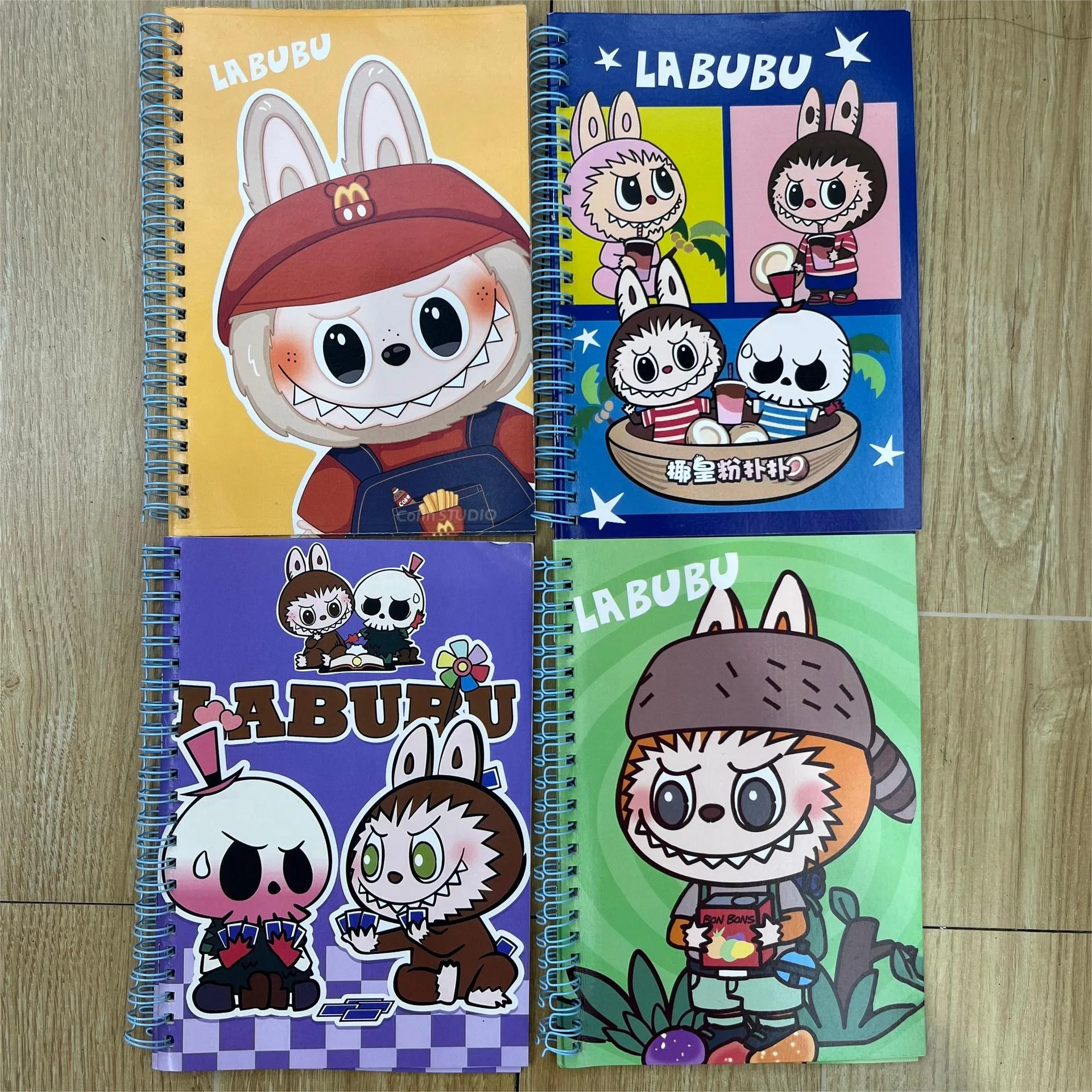 Yubon 2024 Trending Products Labubu Notebooks A5 Coil Notebook Promotional Gifts Back to School Students Stationery Supplies