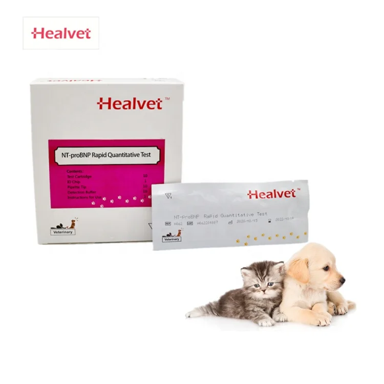 Healvet canine feline HbA1c/CPL/FPL/T4 ветеринарное тестирование иммунофлуоресцентный анализатор для домашних животных диагностический ветеринарный тест комплект