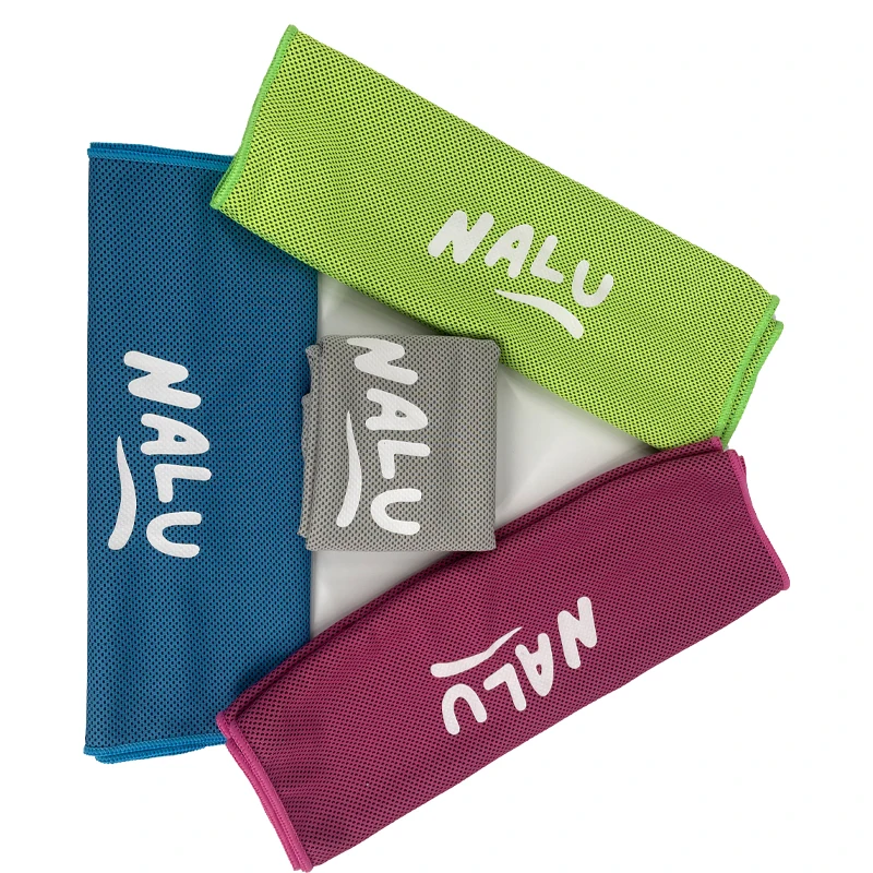 Hot sell gym sweat ice cold sports towels and cooling towel for fitness microfiber gym sport Pva cooling towel