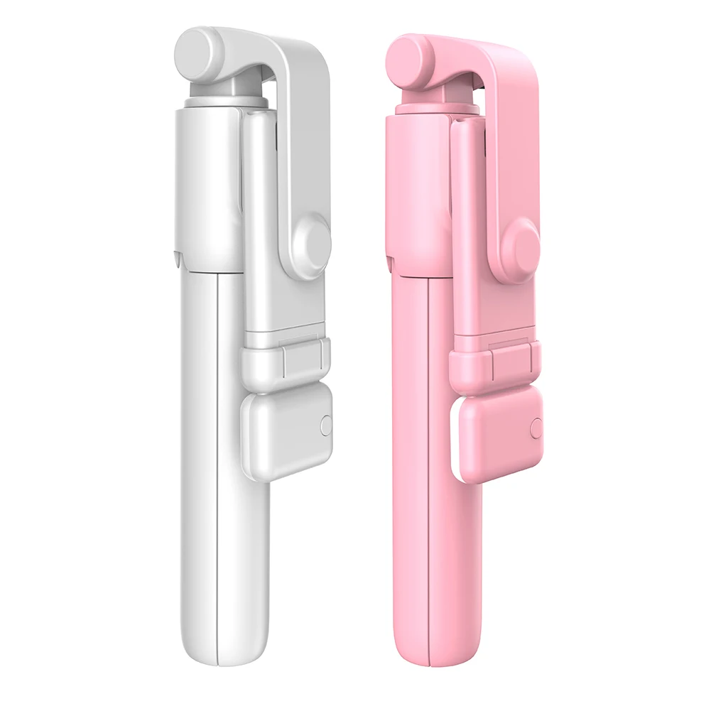 New Selfie Stick Tripod Wireless Remote Control Foldable Monopods 360 Rotation Phone Stand Holder with Light for IOS Android