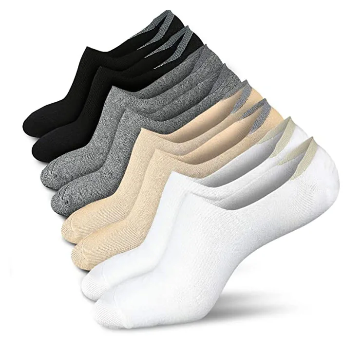 High Quality Boat Socks Low Cut Invisible Liner Nonslip Boat Socks Invisible Women Men No Show Solid Color Boat Socks