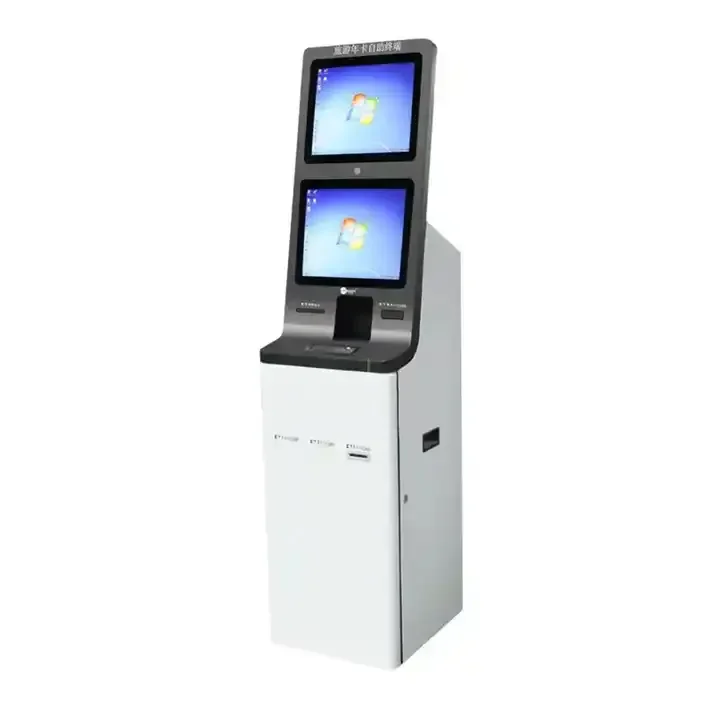 Windows and Android OS Dual Screen Payment Kiosk Gaming Crypto ATM Machine Cash Recycler Bill Terminal