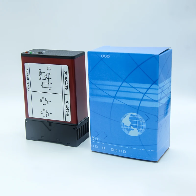 Cheap Vehicle Inductive Loop Detector Sensor Single Channel Ground For Parking Boom Barrier Gate