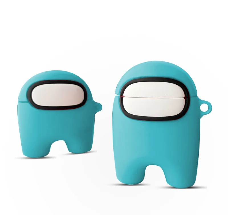  Популярная игра среди нас для Airpods милый чехол 3D Мягкий силиконовый наушников 1/2 Case
