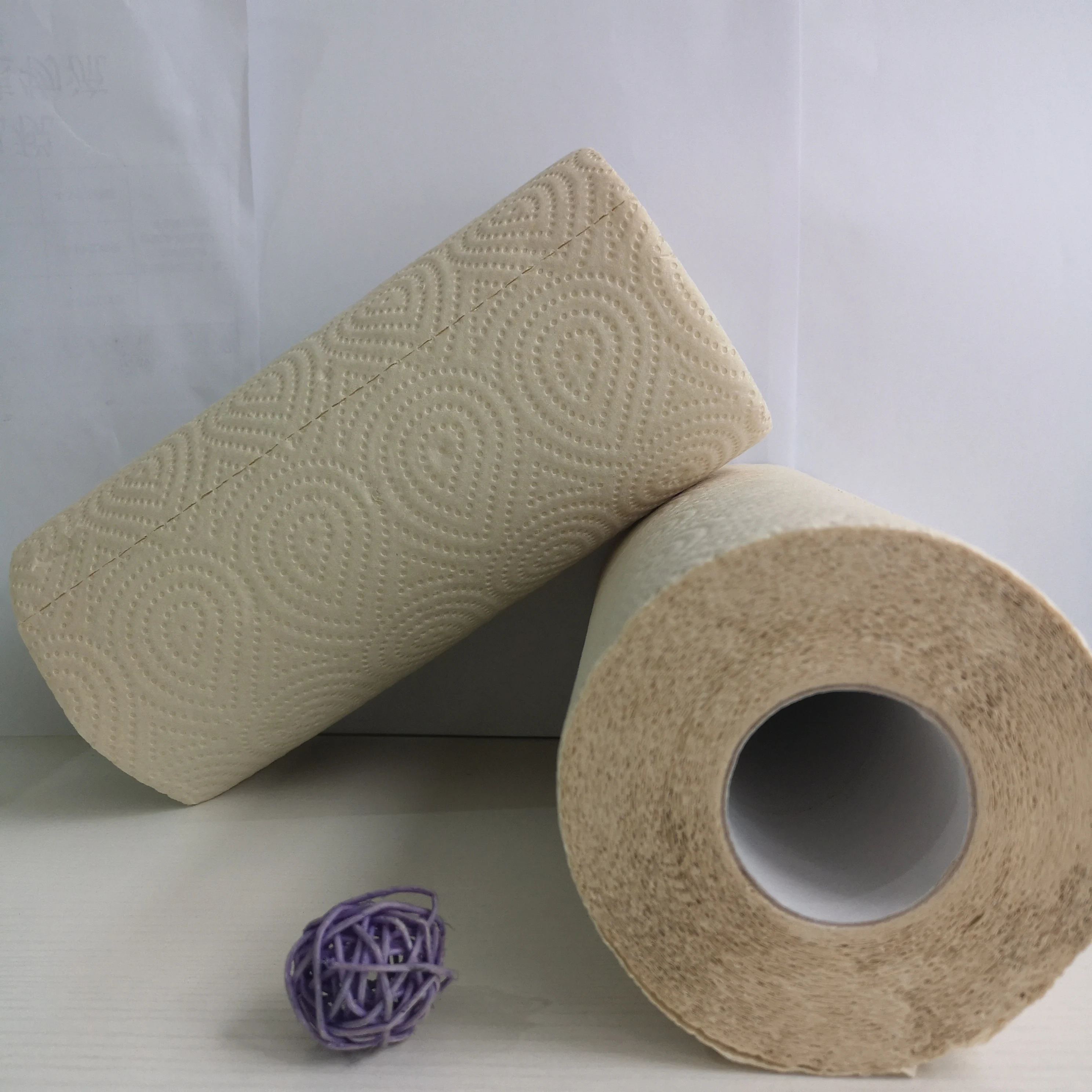 biodegradable natural 1ply eco  high quality 100% bamboo kitchen cleaning paper towel