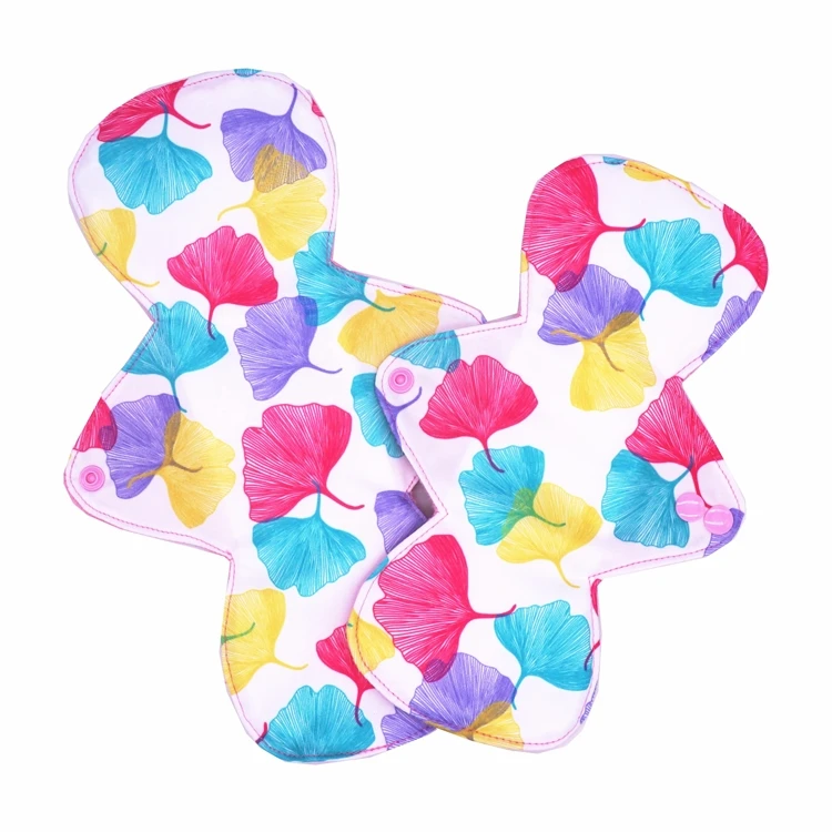 Female Sanitary Reusable Napkin Pads Washable Women Nude Napkin Pad Stylish Panty Liners in India Breathable Blue Panda OEM ODM