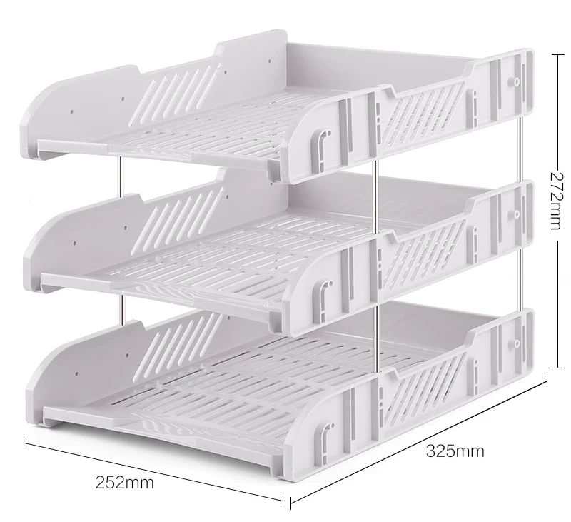  A4 file tray File bar Desktop office supplies management data storage shelf on the third