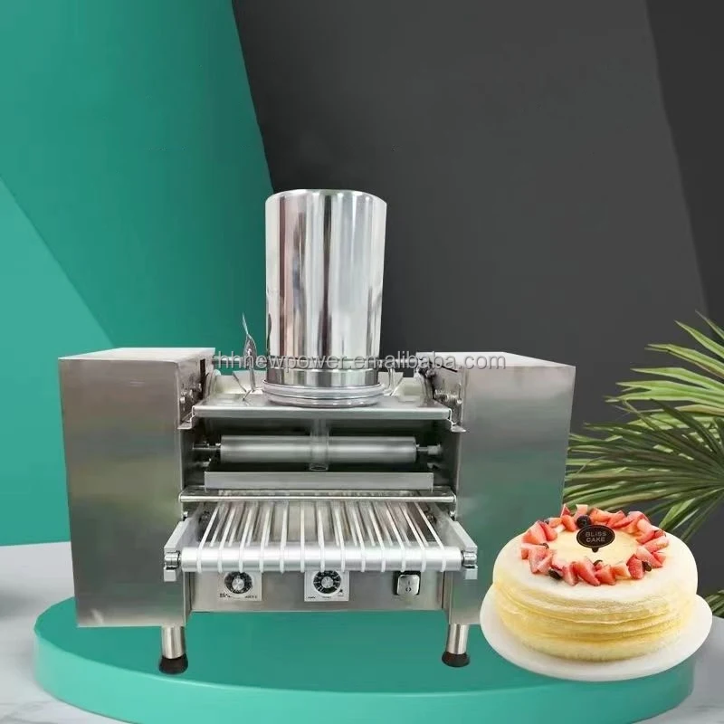 Good Quality Crepe Cake Machine Sponge Layer Cake Machine Roast duck pancake Egg Roll Making Machine