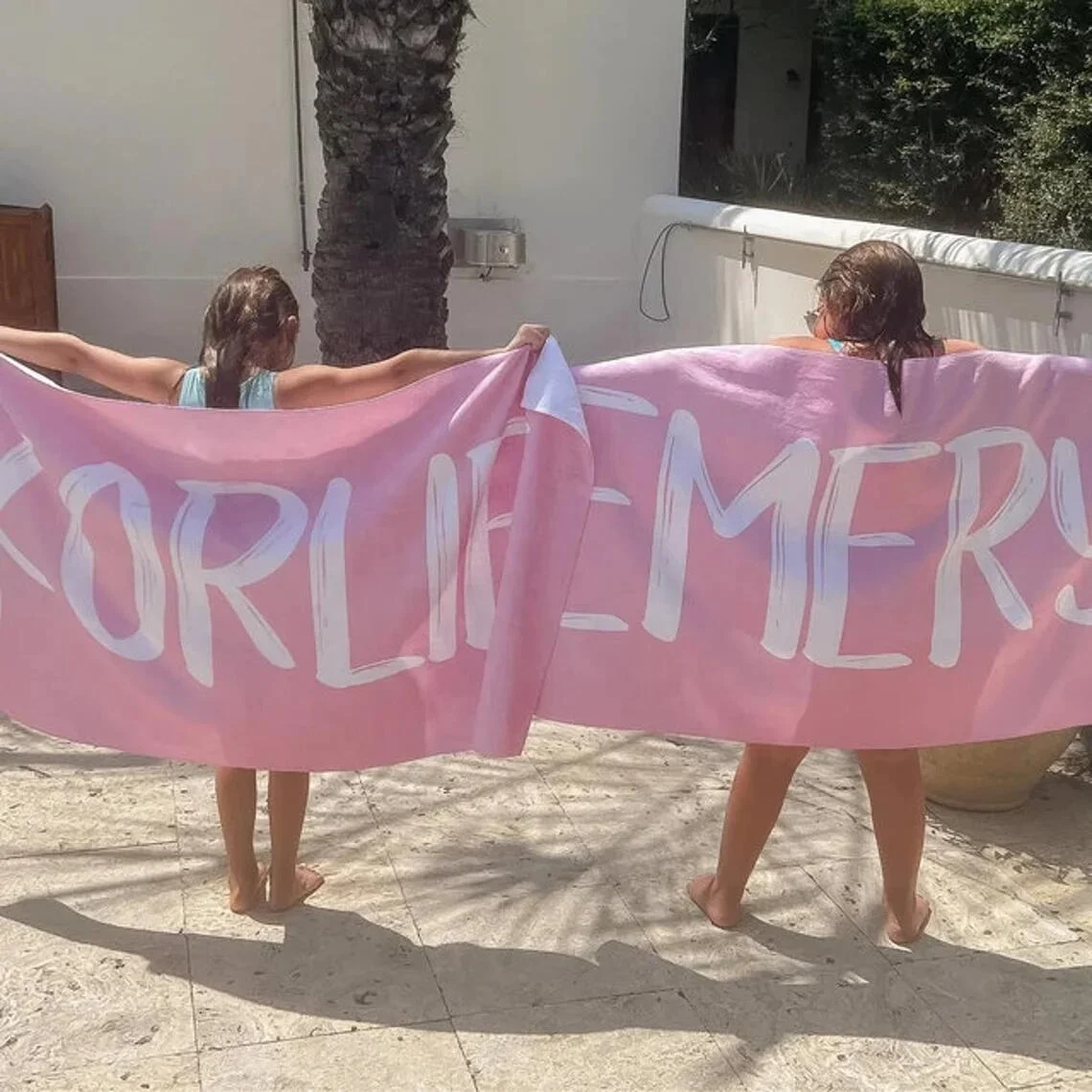 Personalized Name Beach Towel Sublimation Beach Towels with Logo for Kids