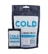 Single Packed Organic Aloe Vera Infused Sweat Cleaning Wipes Ice Effect Cooling Wet Wipes