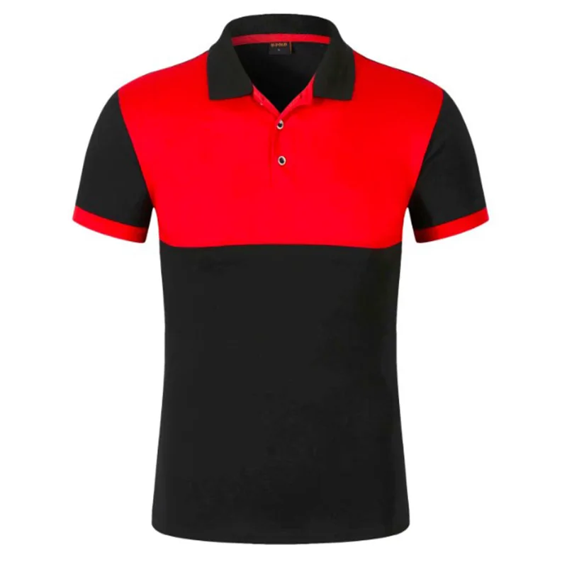  Высококачественные пользовательские брендовые Мужские Простые пустые повседневные футболки-поло для гольфа