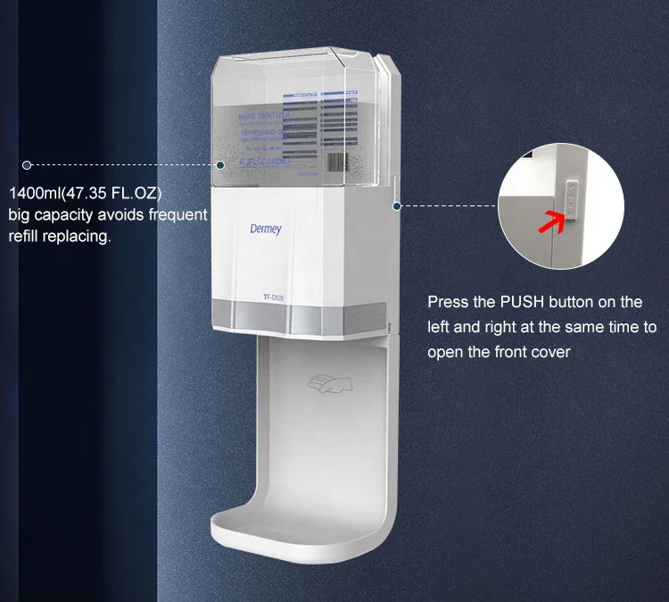 Customization Smart Auto Hand Wall Mounted Infrared Dispense Two In One Water Soap Dispenser Automatic Sensor