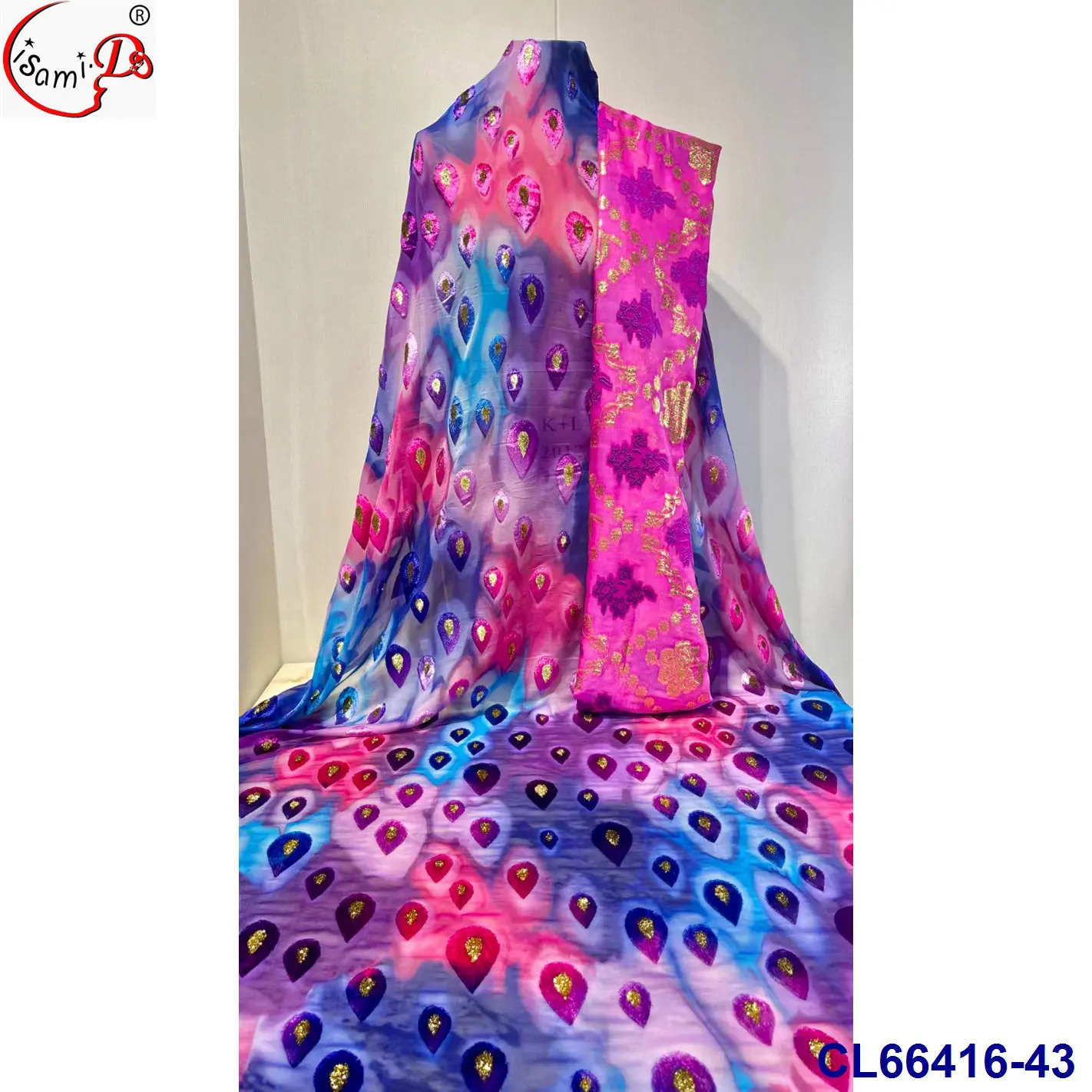 somalia fashion real silk garbasar and dirac ,fashion hot sale fabric , popular high quality material