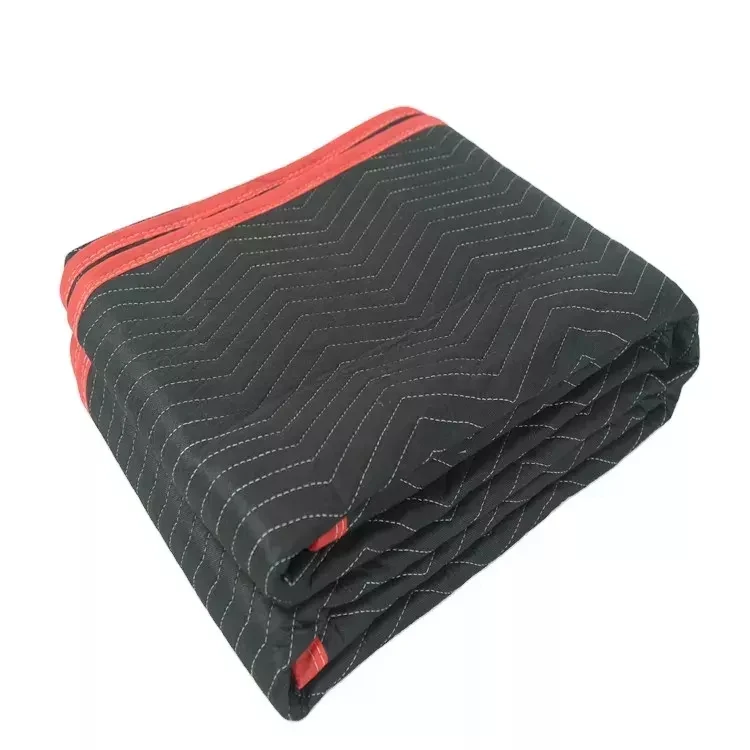 High Quality Furniture Protection Moving Non Woven Moving Pad Blanket black Felt quilted