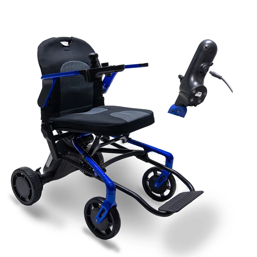 2020 Factory wholesale price lightweight foldable power chair electric wheelchair for elderly people