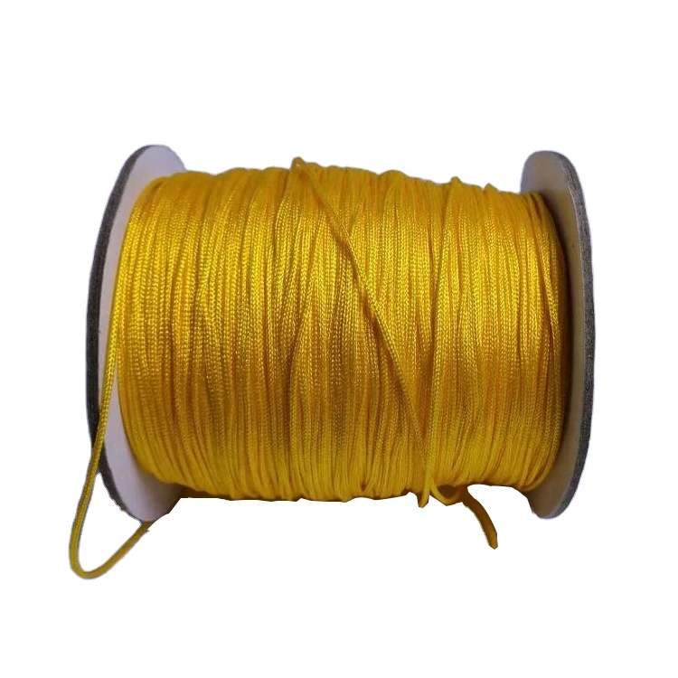 2mm Nylon Bobby Tiny Cord Genuine Stingray Leather Knot Nylon Cord