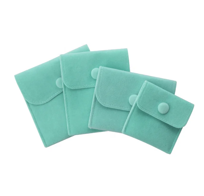 Factory In Stock High-end Velvet Jewelry Pouch Bag Gift Packaging