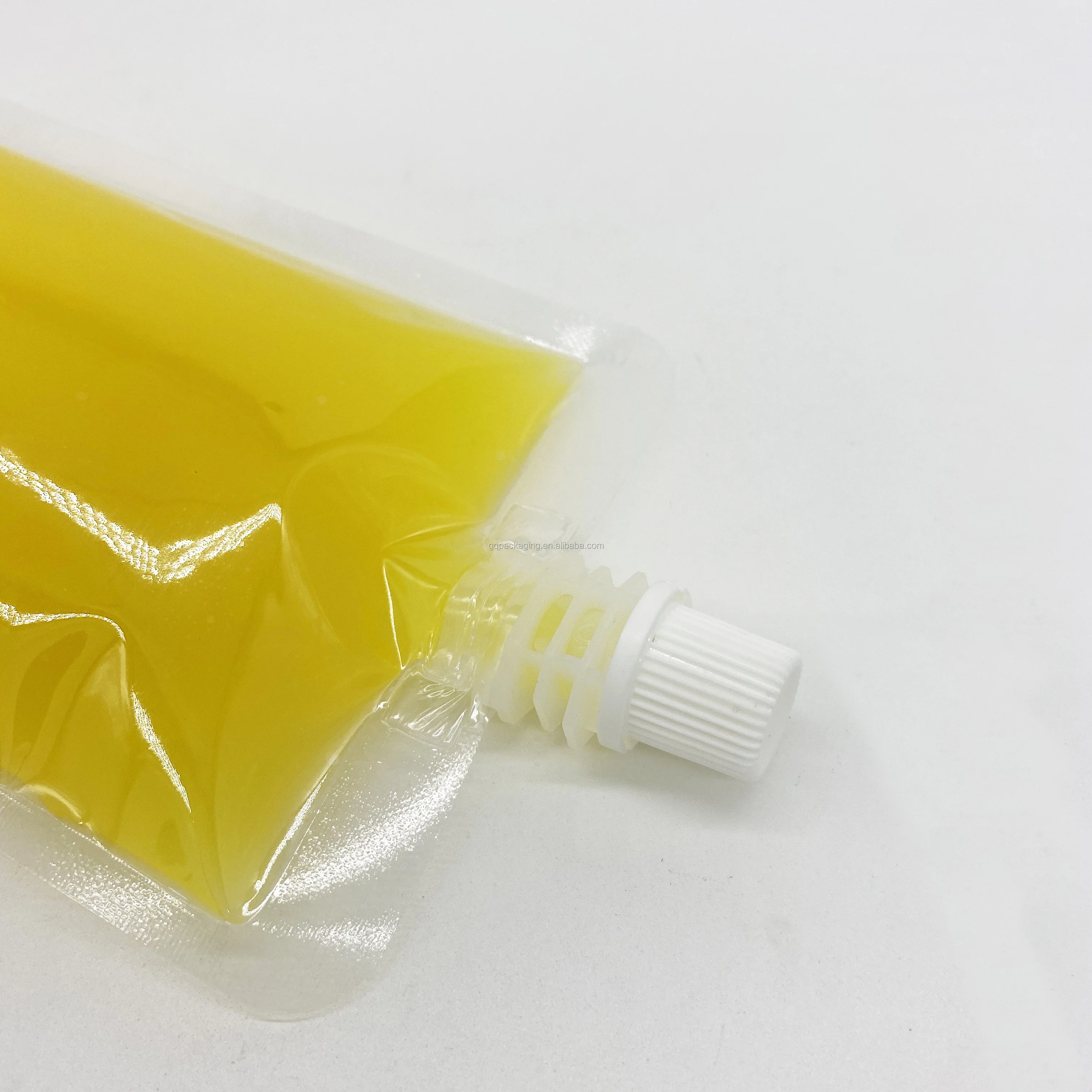 150ml/200ml/250ml/300ml/380ml/500ml transparent mango juice bag small sachet clear milk spout pouch 1Pack=100 Pieces