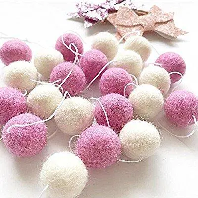 Handmade 100% Wool Felted Balls for Christmas decoration