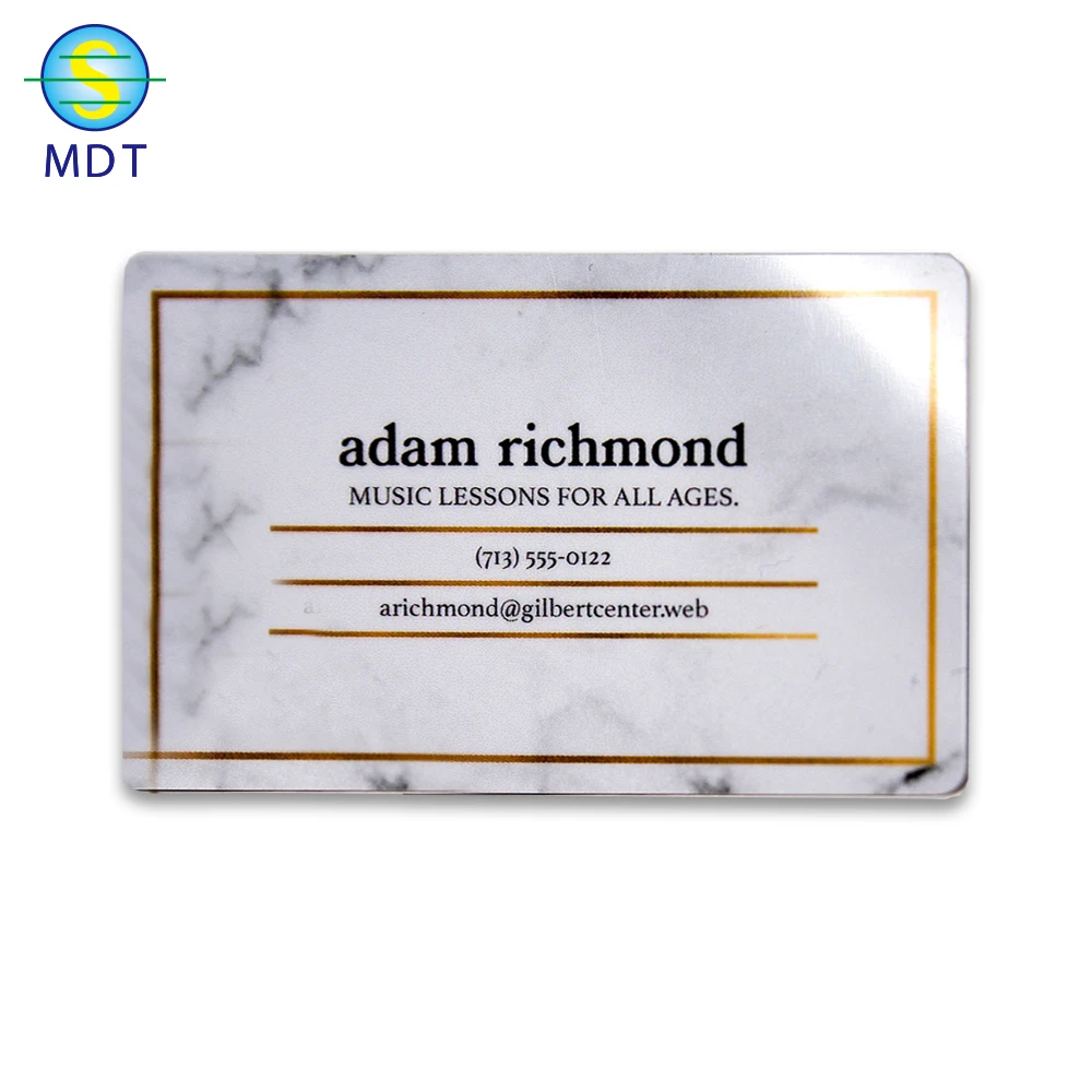 Высококачественная пластиковая ПВХ деловая пластиковая карта на заказ