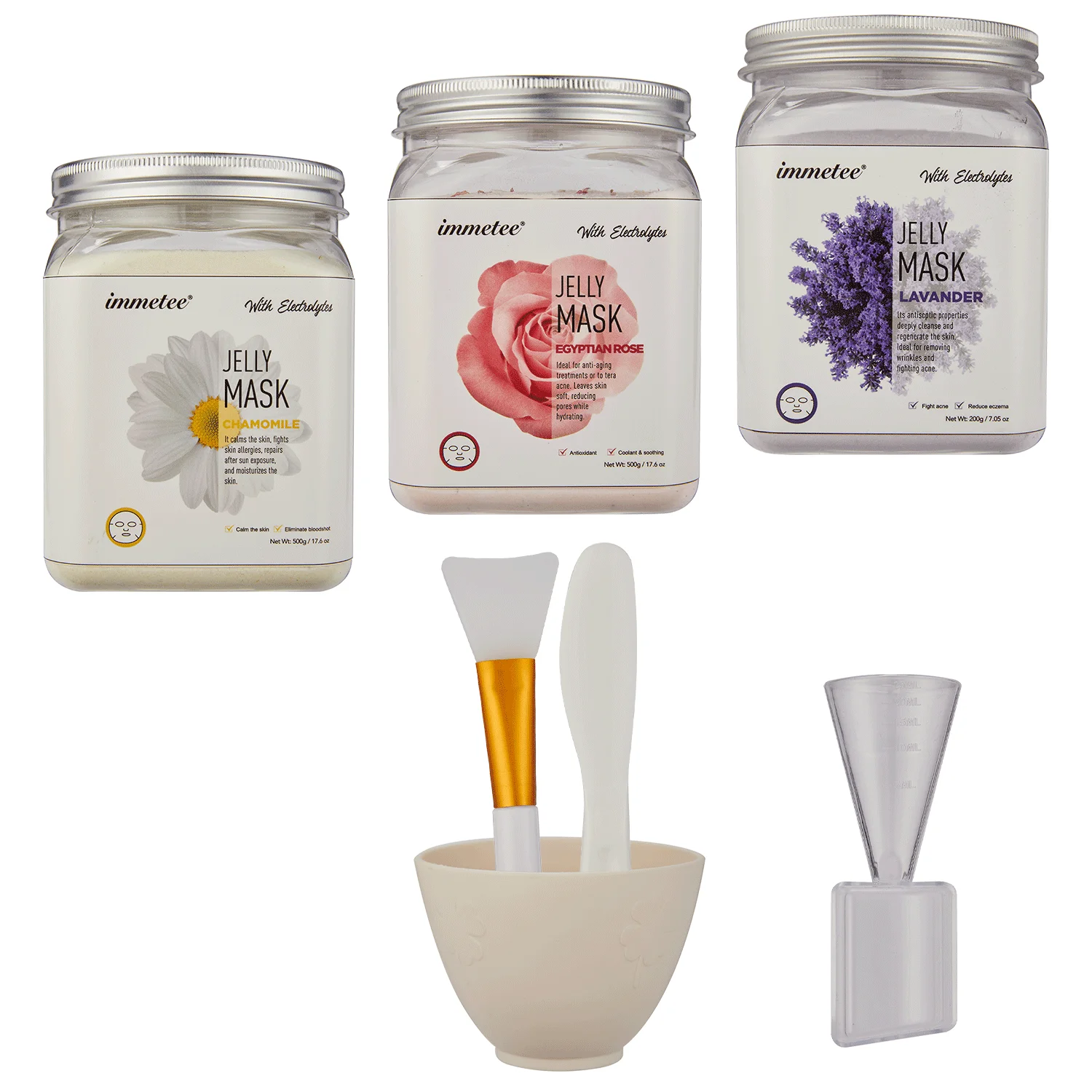 Customize Private Label Face Skin Care Crystal Rose Jelly Mask Organic Hydro Whitening Jelly Skincare Facial Mask for Female