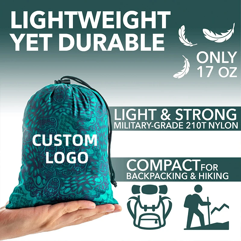 Two person hammock outdoor hiking travel tools foldable camping hammock hanging swings military hammock