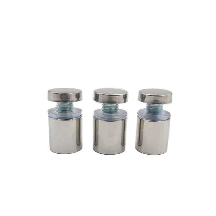 Metal Wall Mounted Acrylic Pin Bolt Solid Hollow Stainless Steel Aluminum Sign Screw Standoff Glass Spacer