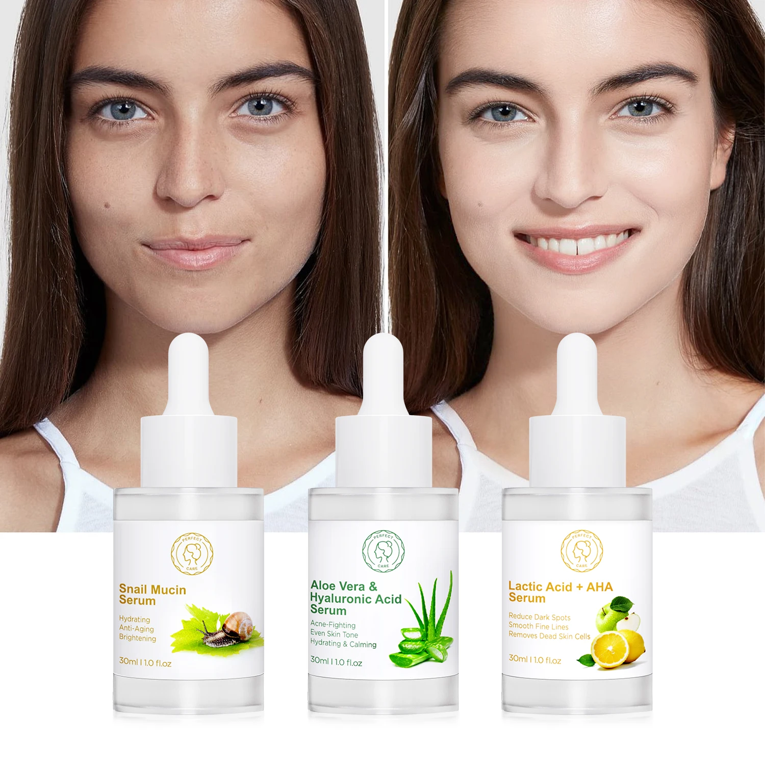 Perfectlink отбеливающая Сыворотка для лица с витамином