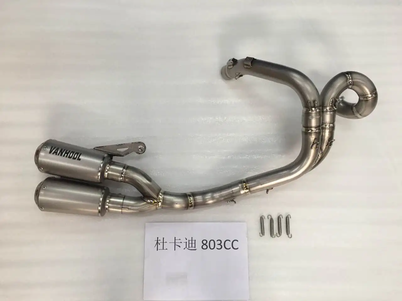 sport bike motorcycle exhaust pipe system exhaust muffler for motorcycle Ducati scrambler