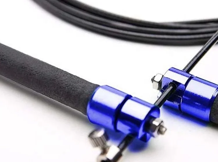 Aluminium Speed Jump Rope Adjustable 10 Ft Cable Steel Ball Bearings for MMA Boxing & Fitness